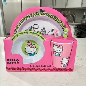 Hello kitty kids dinner set